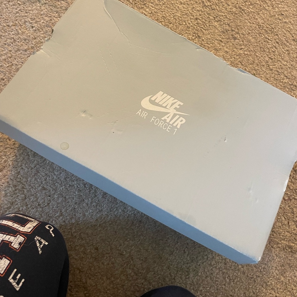 Nike Air Force 1 white sneakers youth size 6.5